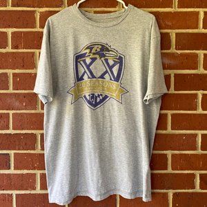Vintage Ravens 20 Seasons T-Shirt Size XL